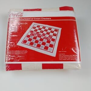 Vintage Coca Cola Checkers Board